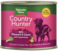Natures Menu Country Hunter Dog Food Can Pheasant & Goose - 600g