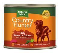 Natures Menu Country Hunter Dog Food Can Salmon with Chicken (6 x 600g)