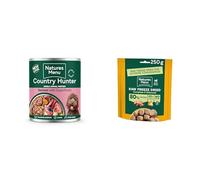 Natures Menu Country Hunter Dog Food Can Wild Venison Can (6 x 600g) + Natures Menu Freeze Dried Dog Food 80/20 Chicken - 250g
