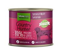 Natures Menu Country Hunter Seriously Meaty Pheasant and Goose Dog Food - 6 x 600g