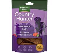 Natures Menu Country Hunter Turkey, Cranberries and Pumpkin Superfood Bars - 100g