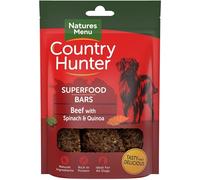 Natures Menu Country Hunter Superfood Bars Beef with Spinach & Quinoa (7 x 100g)