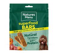 Natures Menu Country Hunter Superfood Bars with Duck - Saver Pack: 2 x 70g