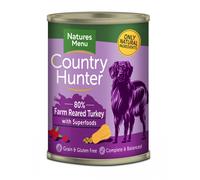 Natures Menu Country Hunter Turkey with Superfoods Wet Dog Food - 6 x 400g