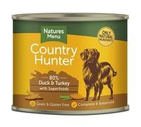 Natures Menu Dog Country Hunter Duck & Turkey Tins 6x400gm