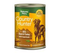 Natures Menu Country Hunter Duck and Turkey Dog Food - 6 x 600g