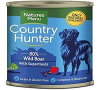 Natures Menu Dog Country Hunter Wild Boar Tins 6x400gm