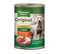 Natures Menu Lamb & Chicken Tin - Size: 12 x 400g