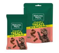 NATURES MENU Dog Meaty Treats Beef and Pork | Size: 100g
