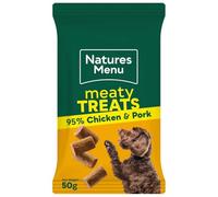 Natures Menu Meaty Treats Chicken and Pork Dog Treats - 50g