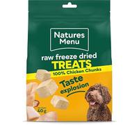 Natures Menu Raw Freeze Dried Chicken Chunks Dog Treats - 40g