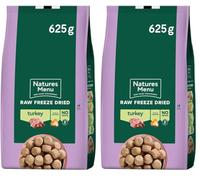 Natures Menu Freeze Dried Complete & Balanced Nuggets - Turkey - 625gr (Pack of 2)