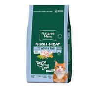 Natures Menu High in Meat - Dry Food for Adult Cats with Deboned White Fish - 3kg