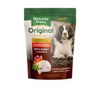 Natures Menu Dog Food Pouch Light Chicken with Rabbit (8 x 300g)