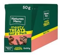 Natures Menu Meaty Treats for Adult Dogs with Beef - 12 x 50g