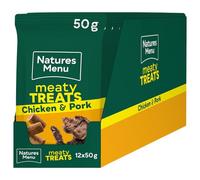 Natures Menu Meaty Treats for Adult Dogs with Chicken - 12 x 50g