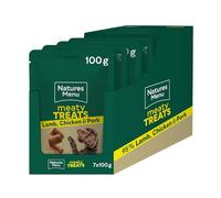 Natures Menu Meaty Treats for Adult Dogs with Lamb and Chicken - 7 x 100g