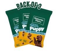 Natures Menu Meaty Treats for Puppy Dogs with Chicken - Pack of 3 x 50g