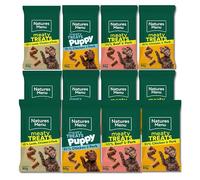 Nature's Menu Mixed Flavour Real Meaty Dog Treats 3 x (Chicken, Puppy, Lamb & Beef) - Pack of 12