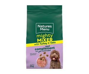Natures Menu Natural Mighty Mixer Dog Food - Turkey and Oats - 2kg