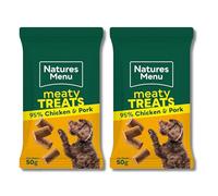 Natures Menu Original Chicken Real Meaty Dog Treats 2 x 50g