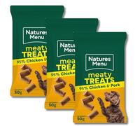 Natures Menu Original Chicken Real Meaty Dog Treats 3 x 50g