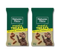 Natures Menu Original Lamb & Chicken Real Meaty Dog Treats 2 x 50g
