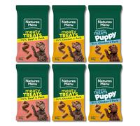 Natures Menu Original Mixed variety Real Meaty Dog Treats 6 x 50g (3 Flavours)