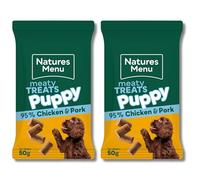 Natures Menu Original Puppy Chicken Real Meaty Dog Treats 2 x 50g