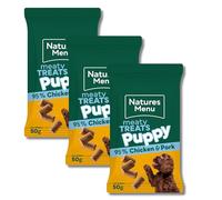 Natures Menu Original Puppy Chicken Real Meaty Dog Treats 3 x 50g