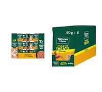 Natures Menu Paté for Cats Adult Cat Food Chicken & Turkey - 18 x 85g + Natures Menu Cat Meaty Treats Chicken - 12 x 50g