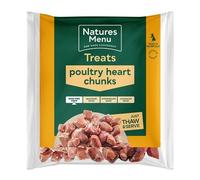 Natures Menu Poultry Heart Chunks Raw Dog Food - 1kg