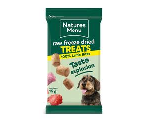 Natures Menu Pure Freeze Dried Meat Bites Lamb - Size: 15g