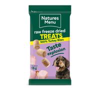 NATURES MENU Raw Freeze Dried Turkey Bites 15g