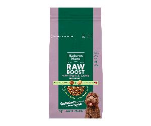 Natures Menu Raw Boost with Pork and Lamb Dry Adult Dog Food - 7kg