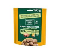 Natures Menu Raw Freeze Dried Dog Food Complete & Balanced 80/20 All Pack Sizes & Flavours (120g x 1, Chicken)