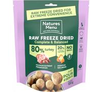 Natures Menu Complete Freeze Dried Turkey Dog Food - 120g