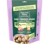 Natures Menu Complete Freeze Dried Turkey Dog Food - 250g