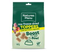 Natures Menu Complete Raw Freeze Dried Lamb Toppers Dog Food - 40g