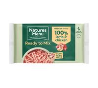 Natures Menu Raw Frozen 100% Lamb & Chicken Freeflow Mince - Size: 2kg