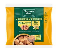 Natures Menu Raw Frozen 60% Chicken & Salmon Nuggets - Size: 1kg