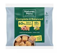 Natures Menu Raw Frozen 60% Fish & Chicken Nuggets - Size: 1kg