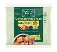 Natures Menu Raw Frozen 60% Lamb & Chicken Nuggets - Size: 1kg