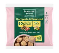 Natures Menu Raw Frozen 60% Tripe, Chicken, Heart, Liver & Salmon Nuggets - Size: 1kg