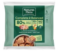 Natures Menu Raw Frozen 80% Duck & Chicken Nuggets - Size: 1kg