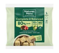 Natures Menu Raw Frozen 80% Lamb Nuggets - Size: 1kg