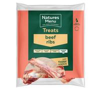 Natures Menu Raw Frozen Beef Ribs - Treats for Dogs