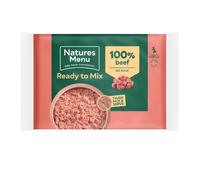 Natures Menu Ready to Mix 100% Beef Block Mince Dog food - 400g