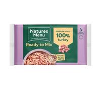 Natures Menu Ready to Mix 100% Turkey Freeflow Mince Dog Food - 2kg