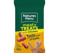 Natures Menu Real Meaty Treats with Chicken 12x50, chicken and Lamb 12x50